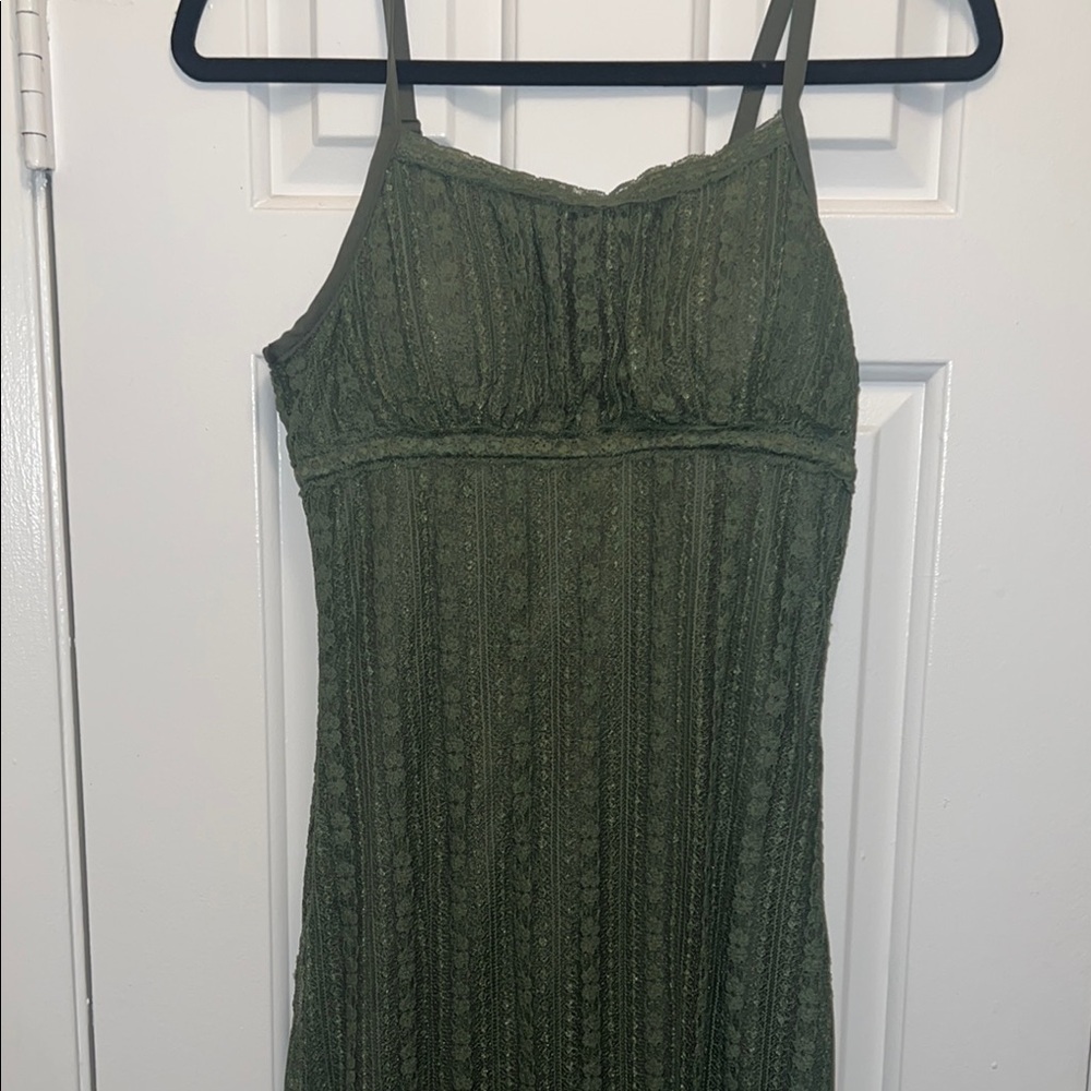 Green Lace Dress
